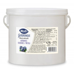 Preparazione di Frutta Hero - Confettura - Mirtilli - Secchiello da 4,2 kg