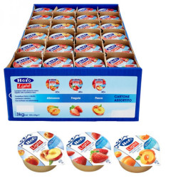 Confettura Extra Hero Light - Assortito - Senza Zuccheri Aggiunti - 120 x 25 g 3 kg