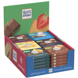 Tavolette Ritter Sport - Variety - 6 Gusti Assortiti - Espositore...