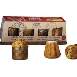 Mini Panettone Borsari - Assortimento Mignon Pandoro e Panettone - 380 g