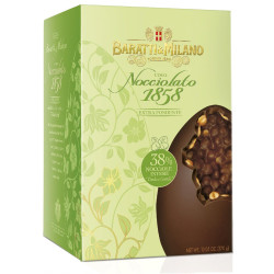 Uovo Pasqua Baratti & Milano - Uovo Nocciolato 1858 Extra Fondente - 370 g