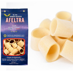 Pasta di Gragnano I.G.P. - Afeltra - Mezzo Pacchero - 500 gr - 100% Grano Italiano