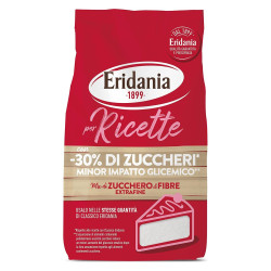 Mix di Zucchero e Fibre - Per Ricette - Eridania - -30% Di Zuccheri - Busta da 500 g