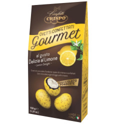 Ovetti Confettati Crispo - Gourmet - Cioccolato Fondente e Limone - 150 g