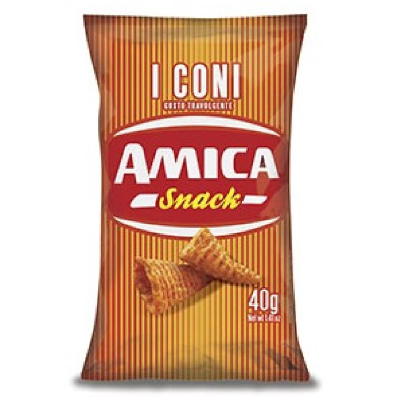 Busta Patatine - Amica Chips - Coni - 24 Buste da 40 g