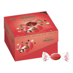 Vassoio Cadeaux - Twist Maxtris - Ciocomandorla Classico Rosso - 500g 