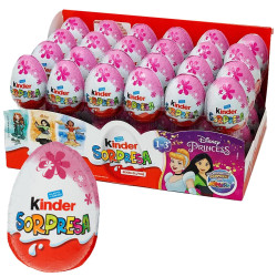 Kinder Sorpresa - Ovetto Espositore da 48 Pezzi - Femminile -...