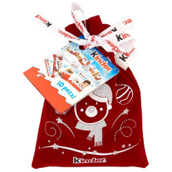 Kinder Sacchetto Befana - 10 Snack -  Calza Kinder cioccolato,...