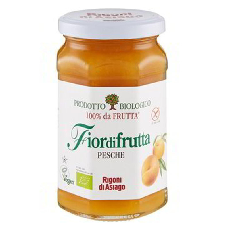 Confettura Rigoni Di Asiago Bio Fiordifrutta - 250 gr - Pesche - Biologica