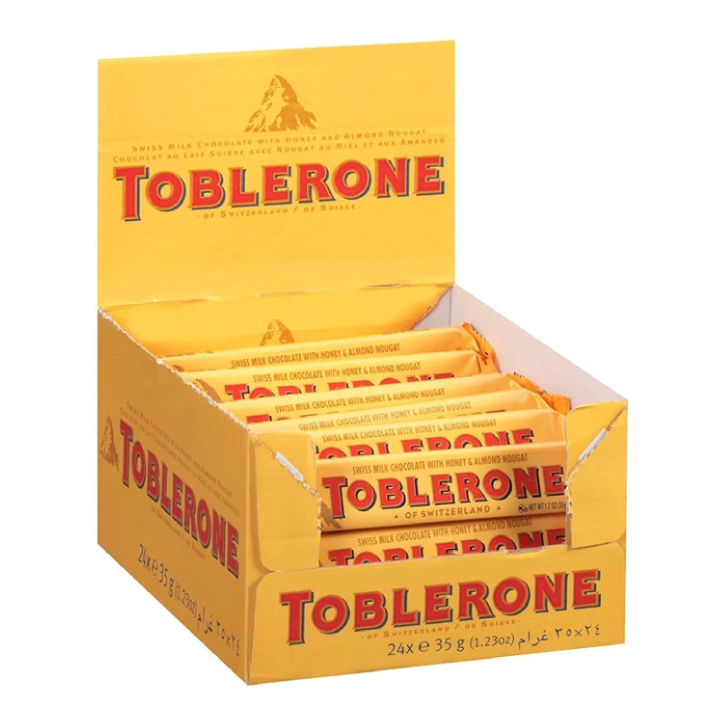 Barretta Toblerone - Cioccolato Latte - 24 pz da 35 g