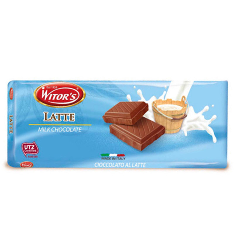 Tavoletta Cioccolato al Latte - Witor's - 100 gr