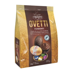 Ovetti Cioccolato Crispo - Ovetti Fondenti - Ripieno Cacao - Busta...