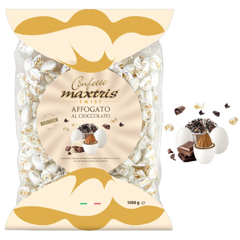 Confetti Maxtris - Twist - Affogato al Cioccolato - Incartati 1 Kg