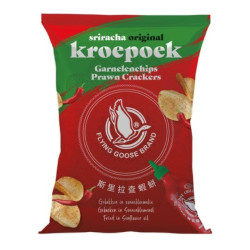 Cracker Gusto Gambero - Flying Goose Brand - Prawn Crackers - Sriracha - Busta da 80 g