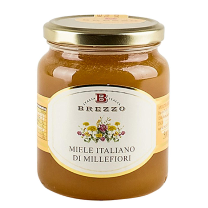 Miele Brezzo - Miele Di Millefiori - Vasetto da 500 g