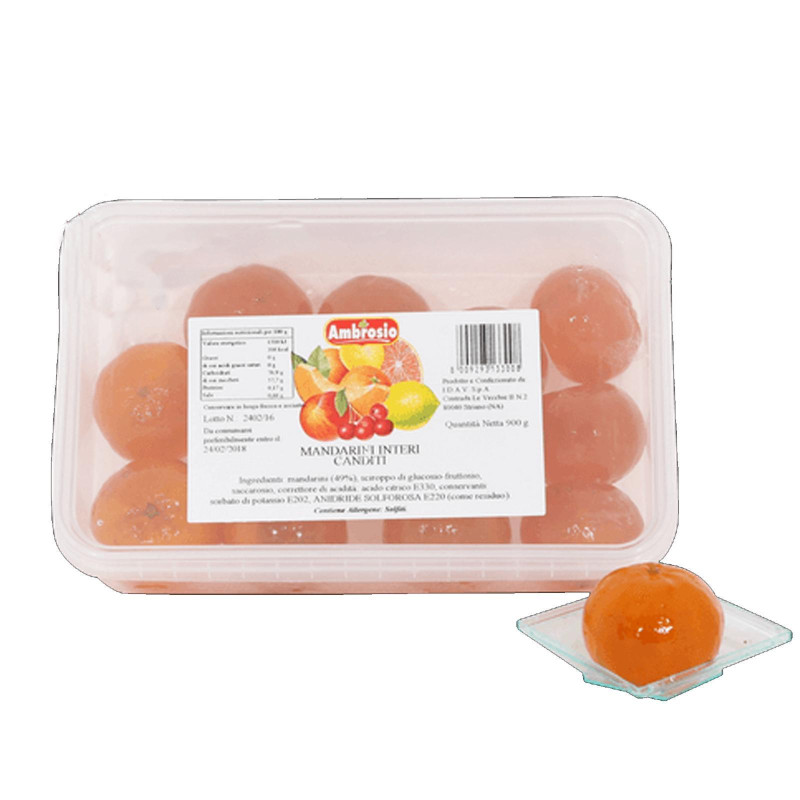 Clementine Intere Candite - Mandarini - Ambrosio - 900 gr