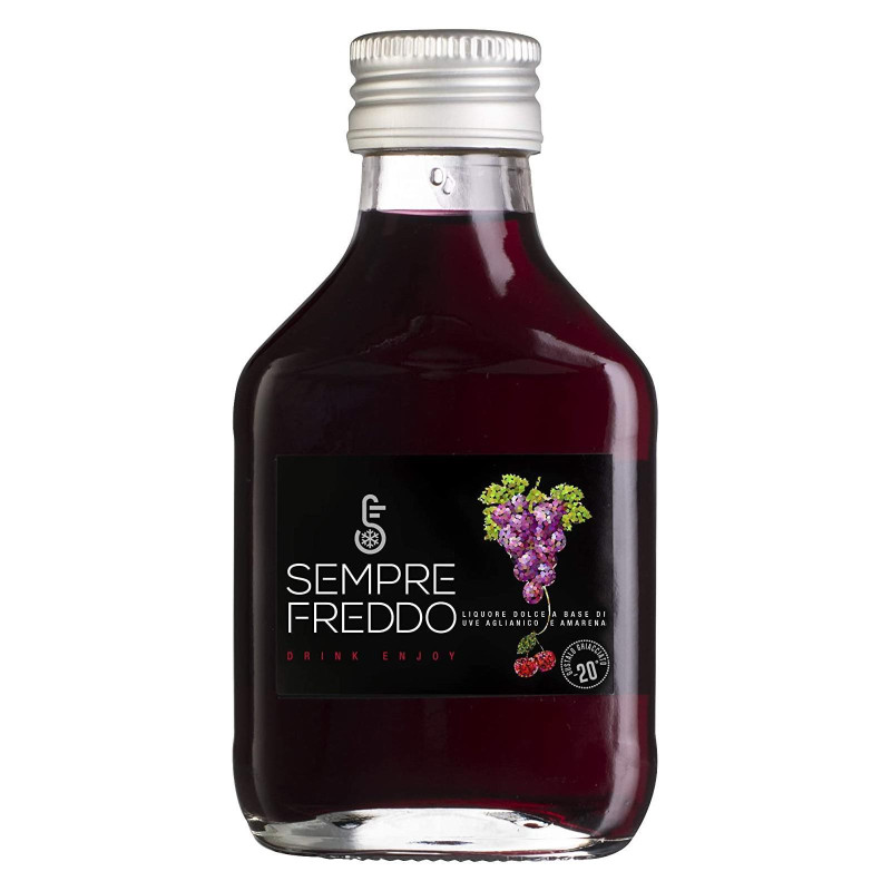 Liquore Sempre Freddo - Liquore A Base di Aglianico e Amarena - 100 ml