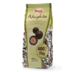 Cioccolatini Zaini - Noughita - Nocciole Ricoperte di Cioccolato Latte - Busta da 1 kg (400 Pz)