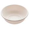 Bowl Fondo Compostabile Bagasse - Colore Bianco - Ciotola 18,3 cm - 25 Pezzi