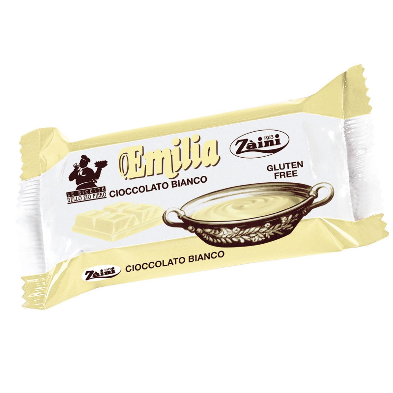 Tavoletta Cioccolato Bianco - Emilia - Zaini - 200 gr