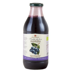 Succo di Frutta - Brezzo - La Frutta da Bere - Mirtillo - Bottiglia Vetro da 750 ml