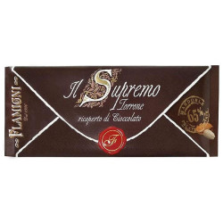 Torrone Flamigni - Il Supremo - Torrone Ricoperto Cioccolato - Busta da 150 g