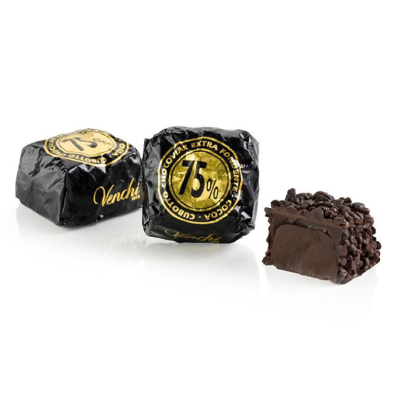 Cioccolatini Venchi - Cubotto Chocoviar 75% - Cioccolato Fondente - 1 Kg