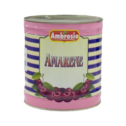 Amarene Ambrosio - Amarene Intera 30% Sciroppo - Latta da 4700 gr