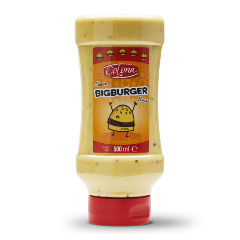 Salsa Burger - Colona - Big Burger - Bottiglia Topdown da 500 ml