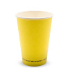 Bicchieri in Carta + PE - Colore Giallo - 25 Pz - 200 ml - 7 Oz