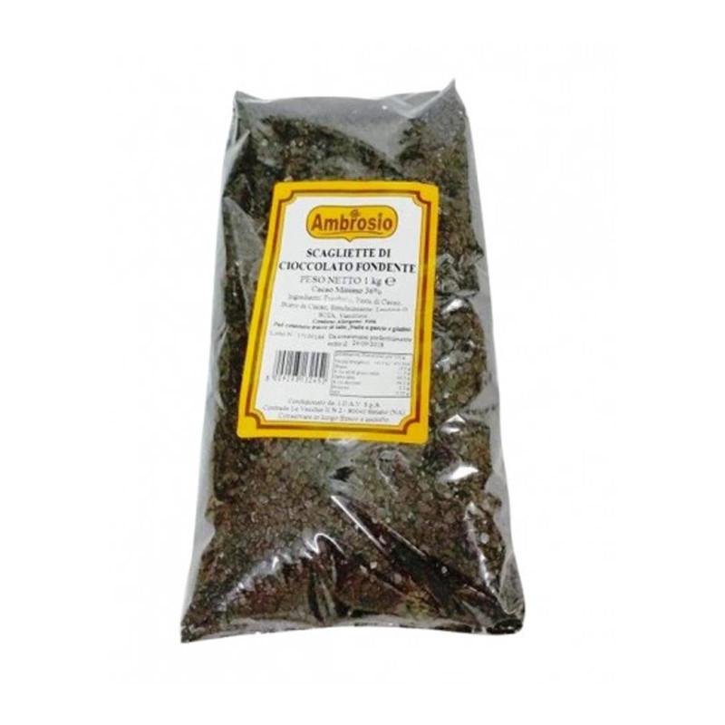 Scagliette di Cioccolato Fondente - Ambrosio - 1 Kg