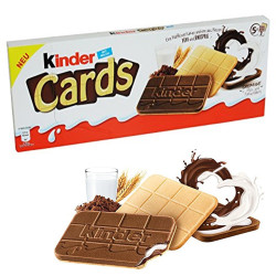 Biscotti Cioccolato al Latte - Kinder Cards - 5 Monoporzioni da 2...