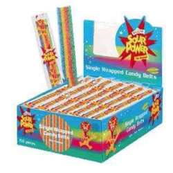 Caramelle Gommose Fascini Frizzanti - Mix 4 Gusti - Striscia Sour Power - 150 pz