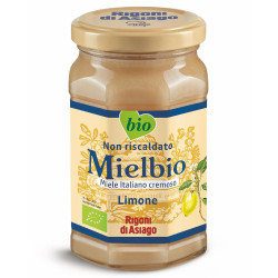 Miele Rigoni di Asiago - Miele di Limone Cremoso - MielBio Biologico - Vasetto da 300 gr