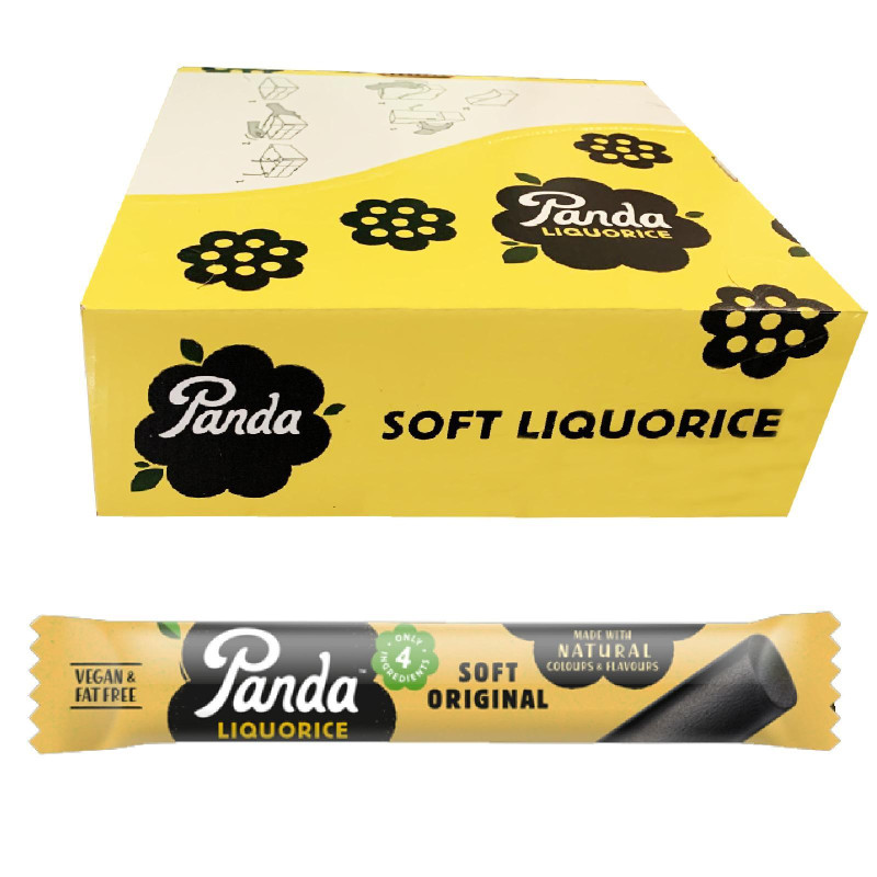 Caramelle Liquirizia - Naturale Panda - Soft Liquorice - 36 x 32g