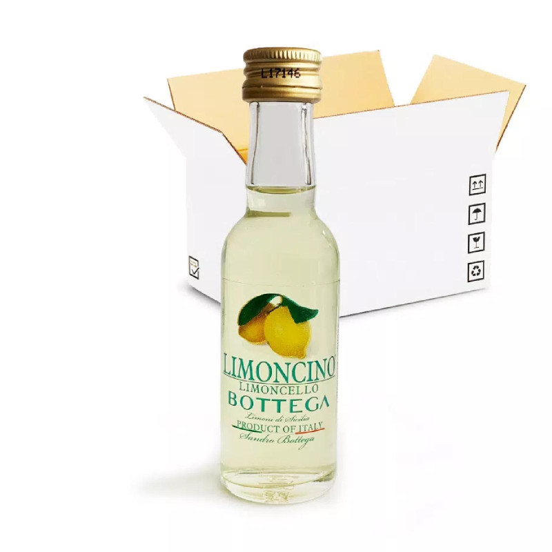 Liquore al Limone - Limoncello - Limoncino - Bottega 40 Bottiglie da 30 ml