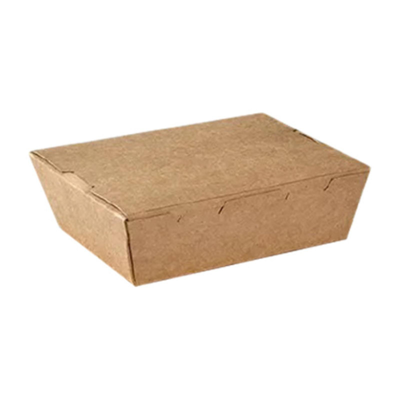 Take Away Box in Carta Kraft - Colore Avana - 20x18x5 cm - 50 Pezzi