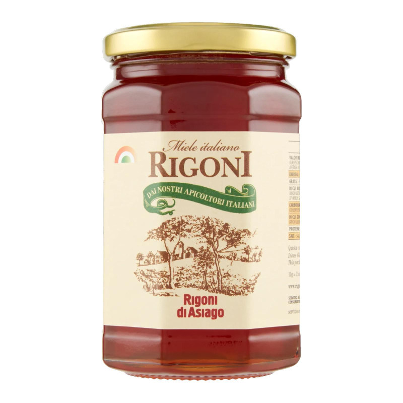 Miele Rigoni di Asiago - Miele Millefiori Italiano - Vasetto da 400 g