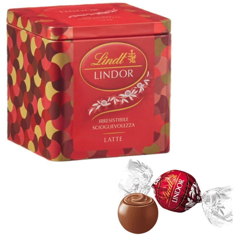 Cioccolatini Praline Lindt Lindor - Boules al Latte - Latta Anni '70 da 175 g