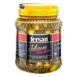 Green Jalapeno - Fersan - Peperoncino a Fette Piccante - 1700 g