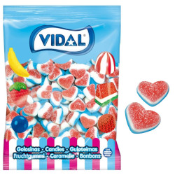 Caramelle Gommose - Cuori Azzurro Bianco Rosso Zuccherati - Vidal -...