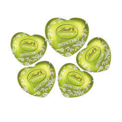 Cioccalatini Cuori Lindor - Cioccolato al Latte Pistacchio - Lindt...