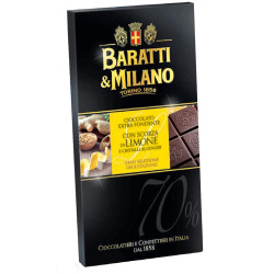 Tavoletta Cioccolato Fondente 70% - Baratti & Milano - Limone e...