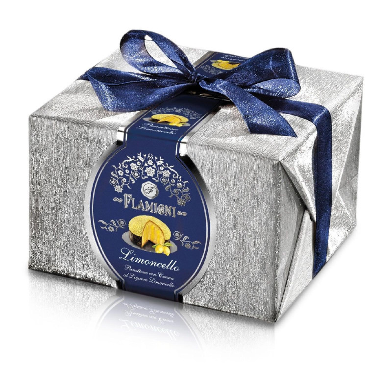 Panettone Flamigni - Panettone Limoncello - Crema al Limoncello - Linea Oro - 1 Kg