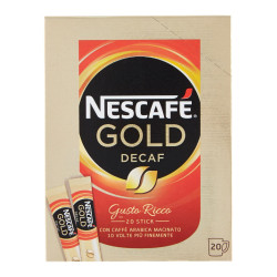 Caffe' Nescafe' Gold Decaf - Caffè Solubile Decaffeinato - Box 12...