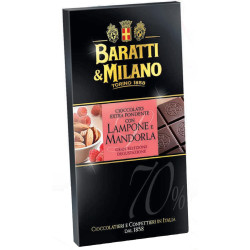 Tavoletta Cioccolato Fondente 70% - Baratti & Milano - Lampone e...