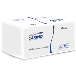 Tovaglioli Break Carind - Colore Bianco - 1 Velo - 33x33 cm - 500...