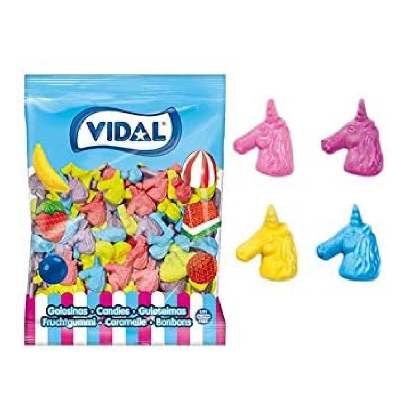 Caramelle Gommose - Unicornios - Unicorni Colorati - Vidal - 1 Kg