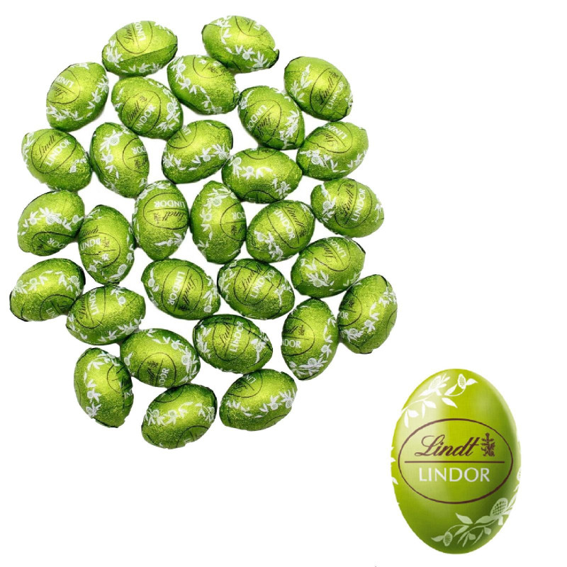 Ovetti Cioccolato al Latte Lindt Lindor - Pistacchio - 500 gr