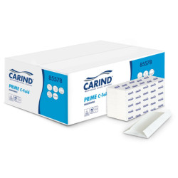 Tovaglioli Piegati a C - Carind - Prime - 2 Veli - 31x23 cm - 20 Confezioni da 153 Pezzi